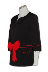 BWS069 tailor made ladies' suits team suits uniform design lady uniform supplier hk company manufacturer